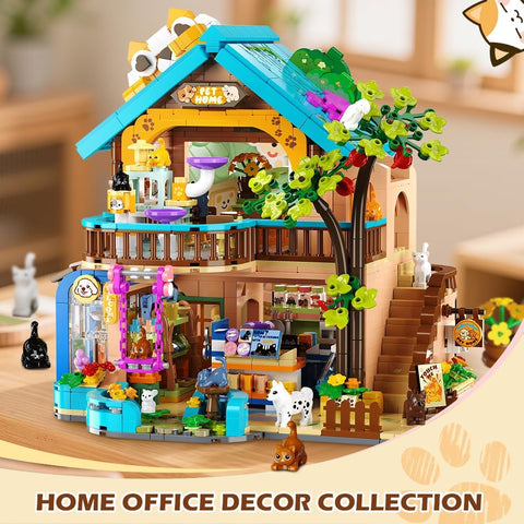 City Pet Shop Building Set with Lights