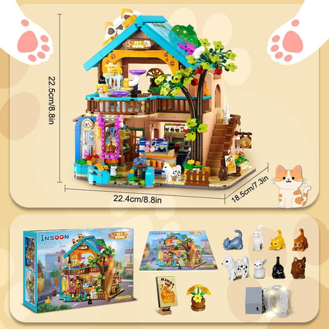 City Pet Shop Building Set with Lights