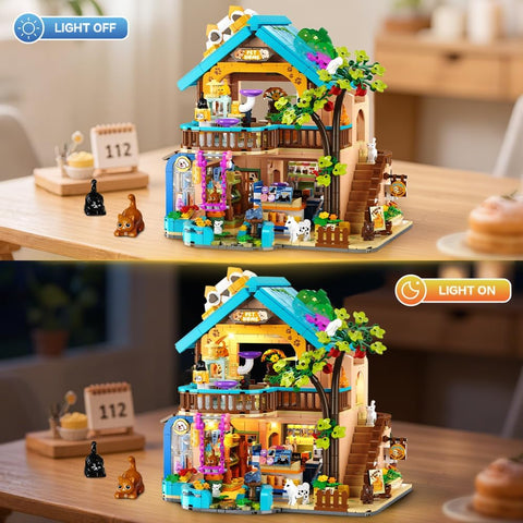 City Pet Shop Building Set with Lights