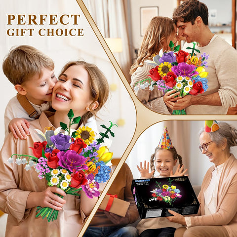 Flower Bouquet Building Set