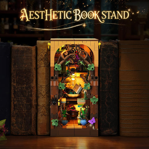 Magic Herb Book Nook Building Set with Light