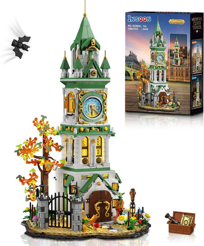 Magic Clock Tower Building Set with Light