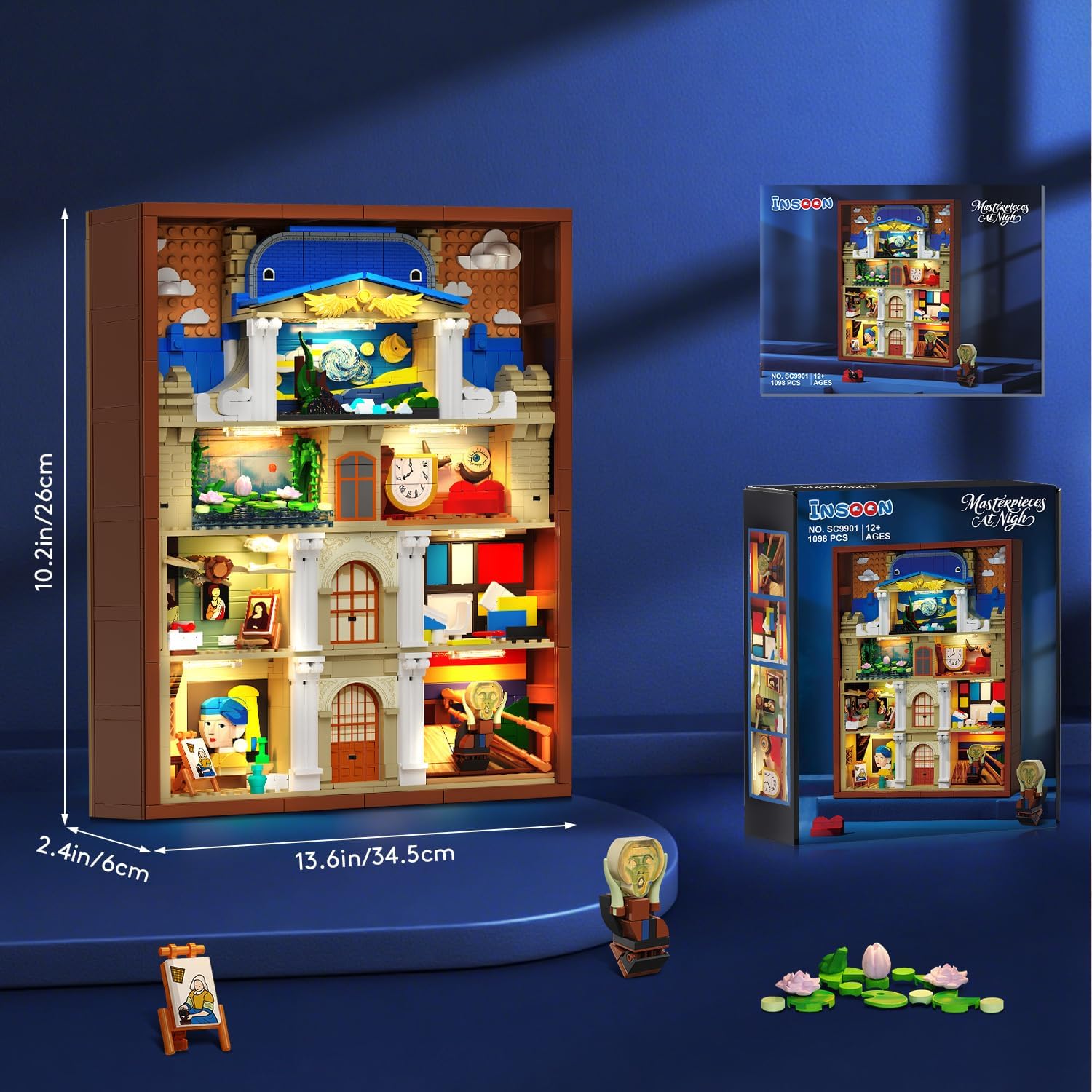 Artworks Painting Frame Building Set with Lights