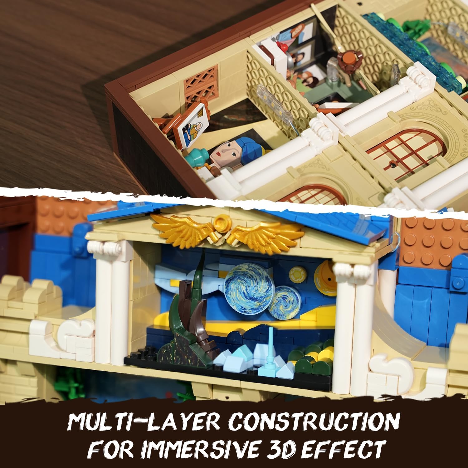 Artworks Painting Frame Building Set with Lights