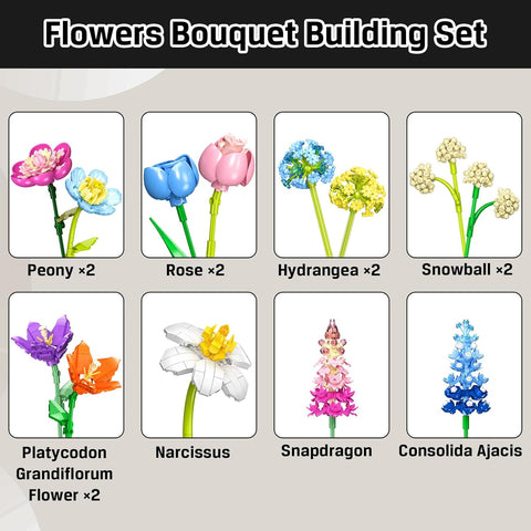 Flower Bouquet Building Set