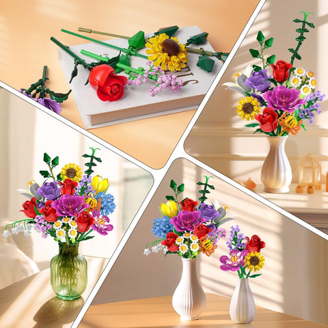 Flower Bouquet Building Set