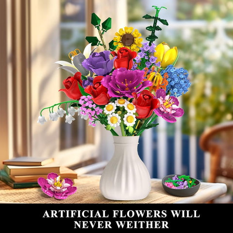 Flower Bouquet Building Set