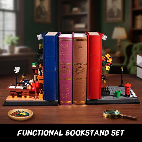 Detective Bookend Building Set with Lights