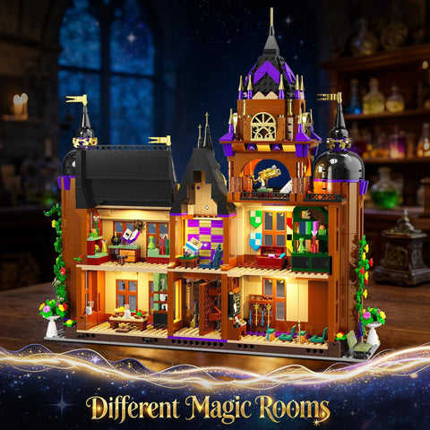 Magic School Building Set with Light