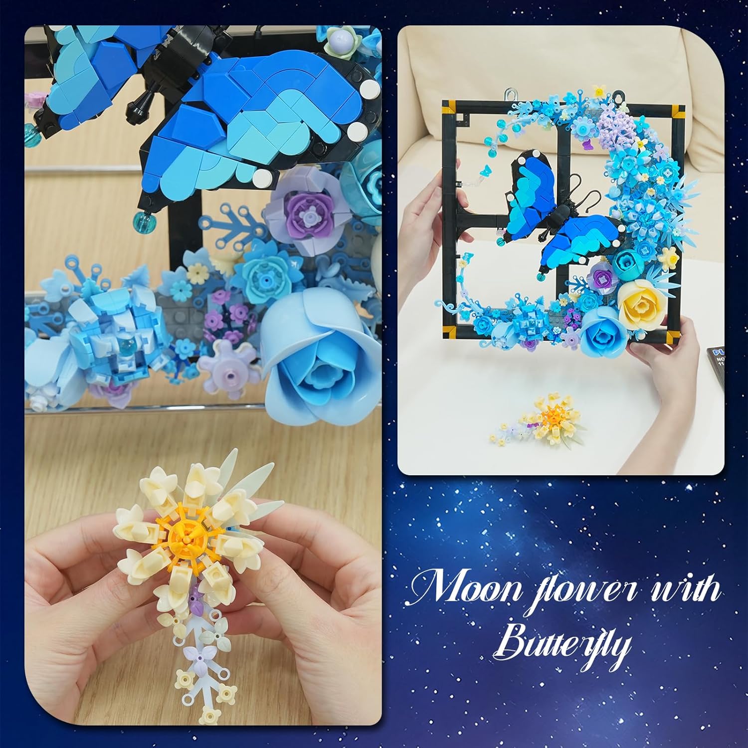 Moon Flower Building Set with Lights