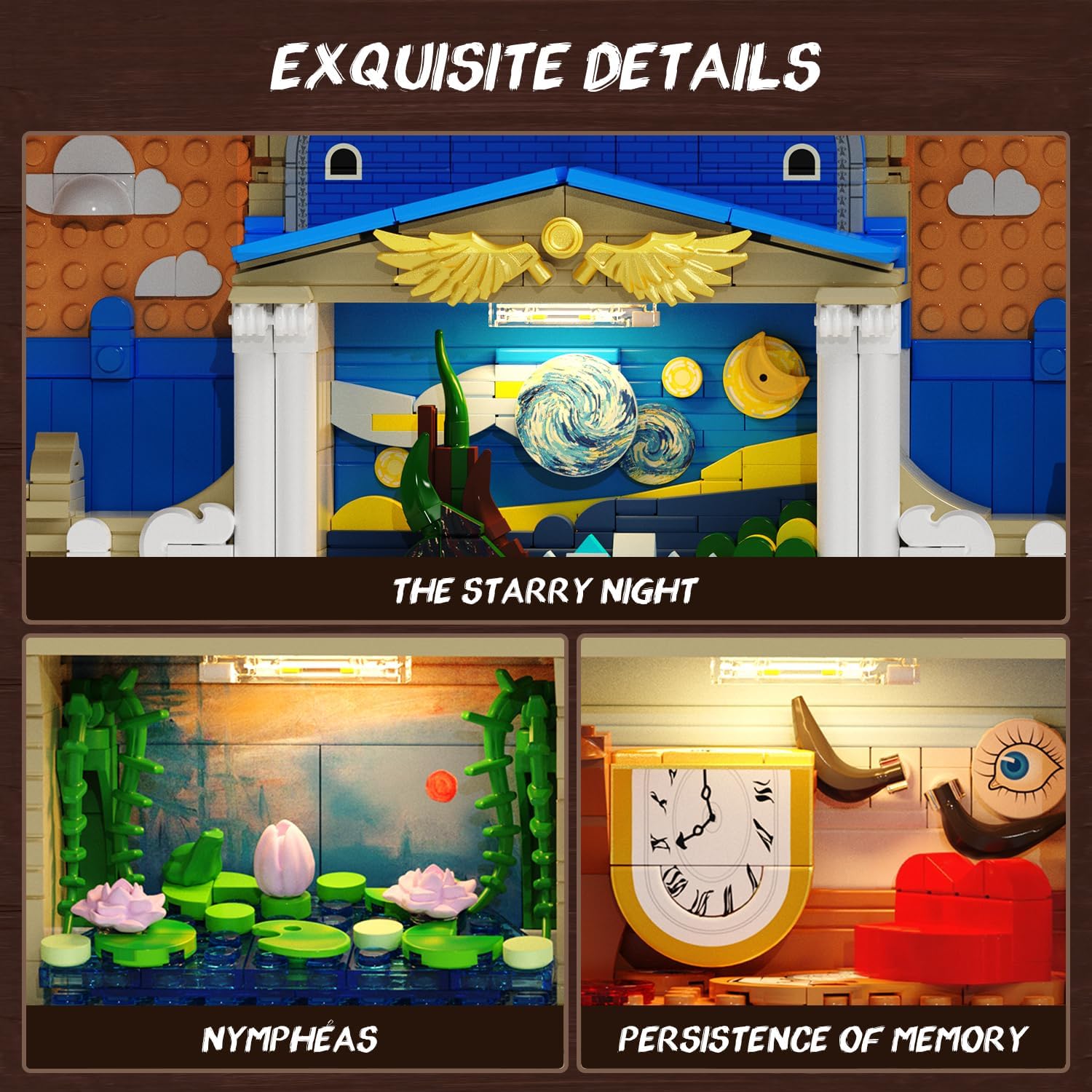 Artworks Painting Frame Building Set with Lights