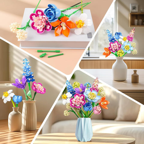 Flower Bouquet Building Set
