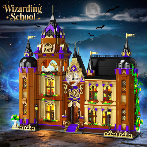 Magic School Building Set with Light