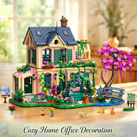 Artist Garden House Building Set with Lights