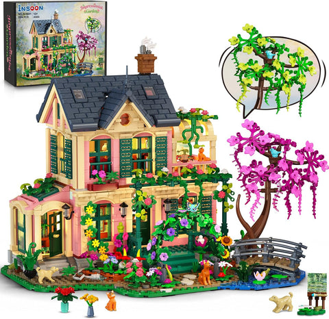 Artist Garden House Building Set with Lights