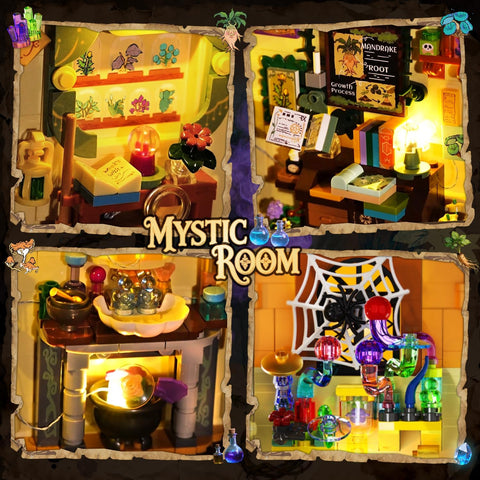 Magic Herb Book Nook Building Set with Light