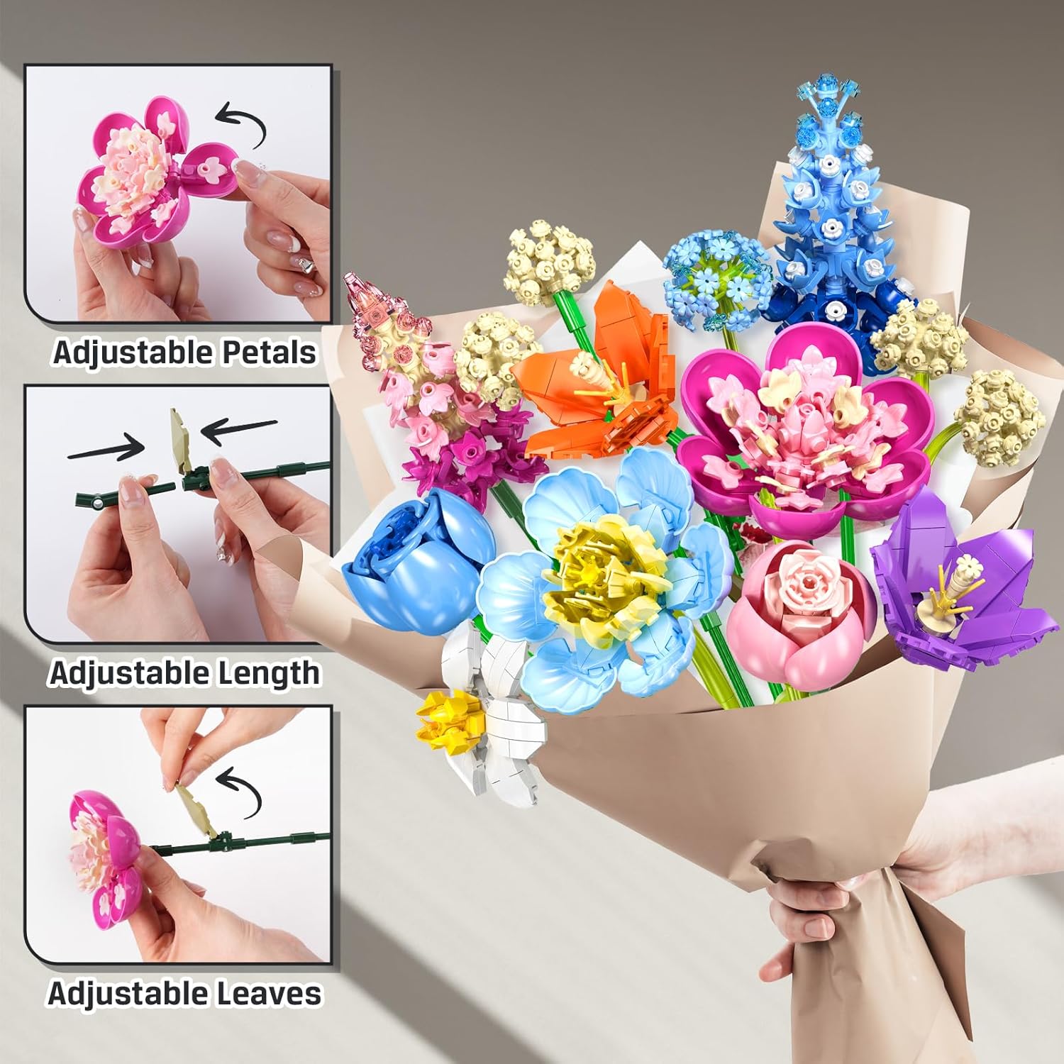 Flower Bouquet Building Set