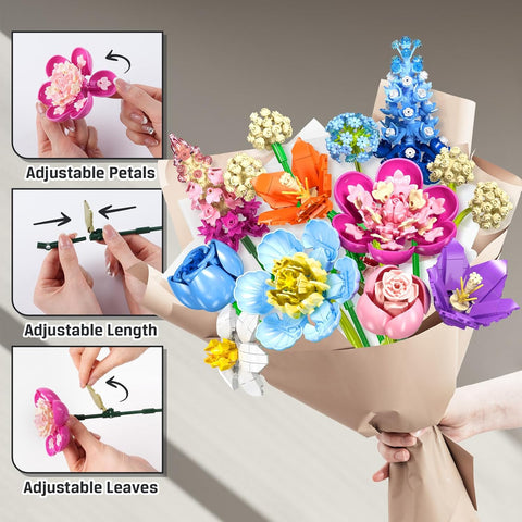 Flower Bouquet Building Set