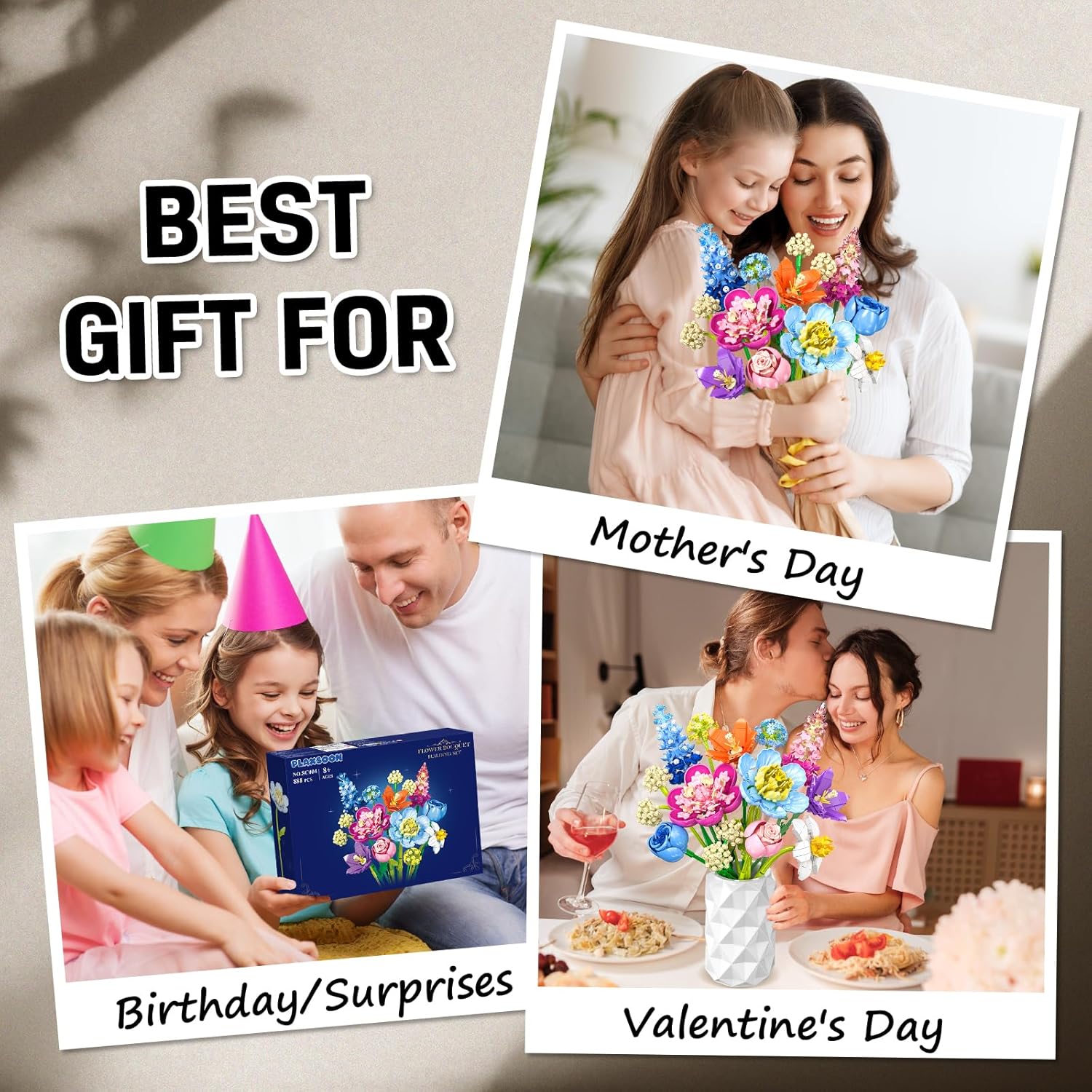 Flower Bouquet Building Set