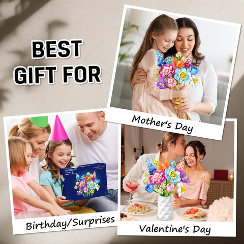 Flower Bouquet Building Set