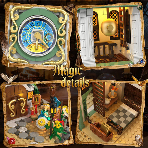 Magic Clock Tower Building Set with Light