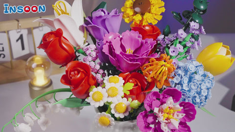 Flower Bouquet Building Set