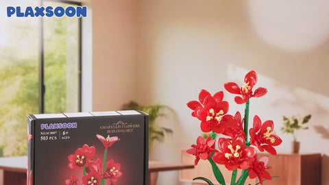 Amaryllis Flowers Bonsai Building Set