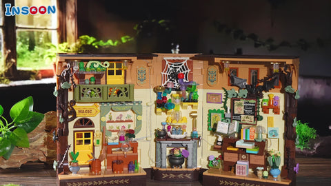Magic Herb Book Nook Building Set with Light