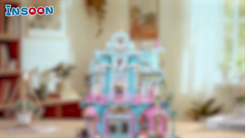 Dairy Bakery Store Building Set with Lights