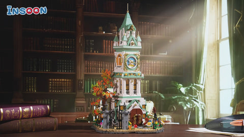 Magic Clock Tower Building Set with Light